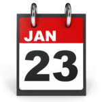 January 23 calendar date